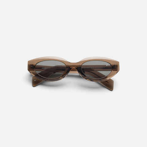 Atti Sunglasses Transparent Coffee Brown