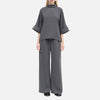 Bailee Blouse Crepe Georgette Anthracit