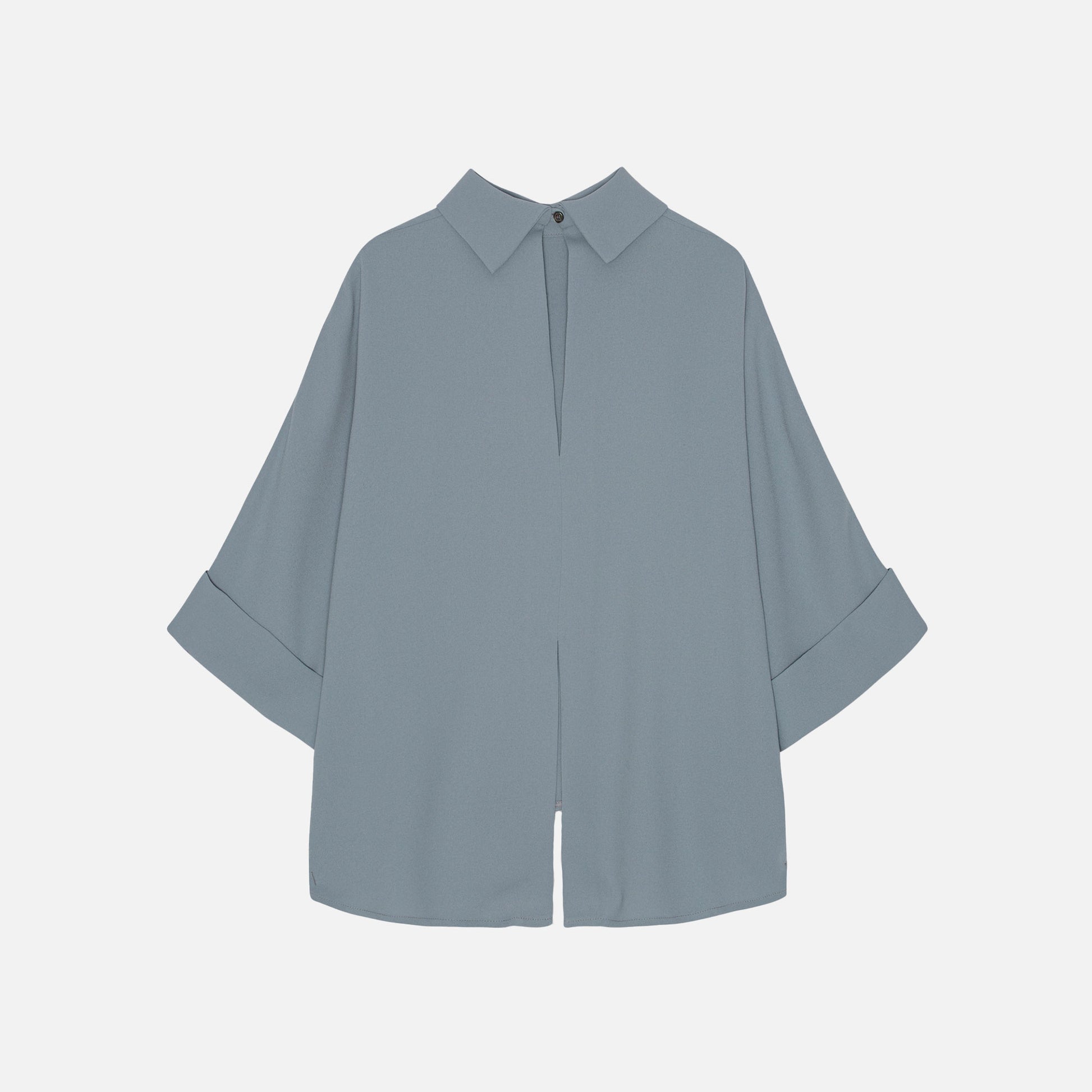 Bailee Crepe Georgette Cloudy Blue