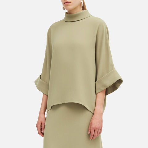 Bailee Crepe Georgette Matcha