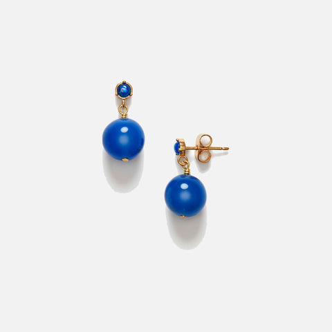 Ball Earring Pacific Blue