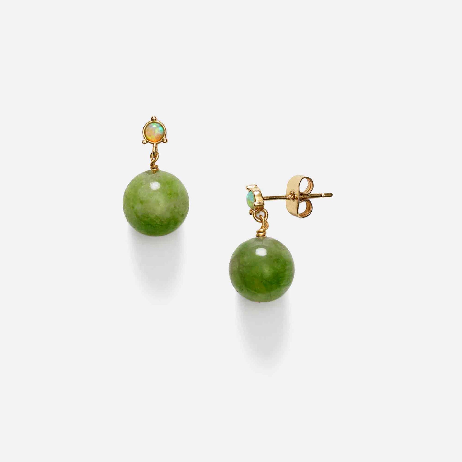 Ball Earring Sage Green