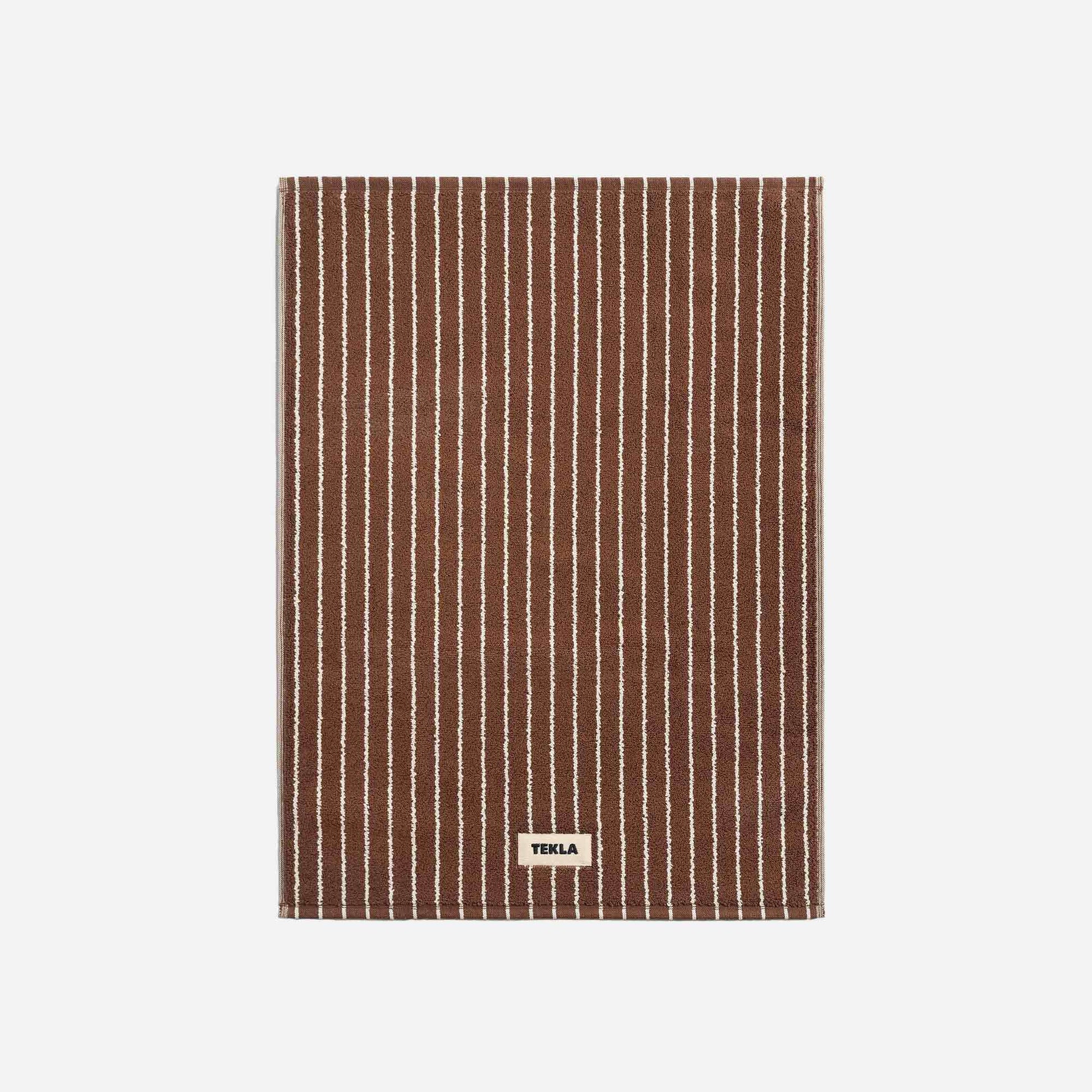 Bath Mat Rust Stripes