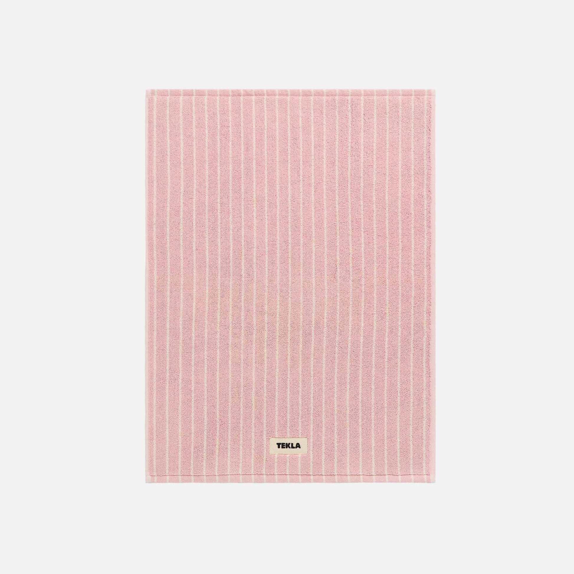 Bath Mat Shaded Pink Stripes