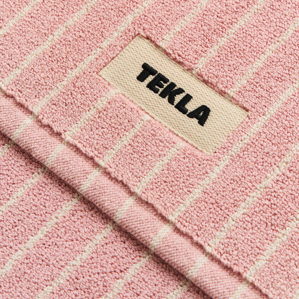 Bath Mat Shaded Pink Stripes