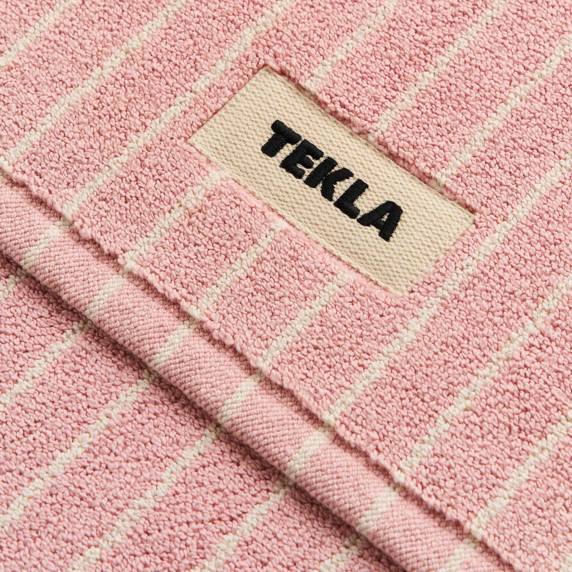 Bath Mat Shaded Pink Stripes