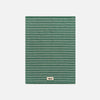Bath Mat Teal Green Stripes