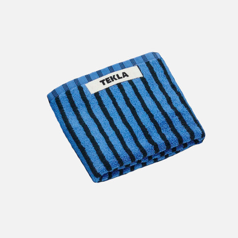 Bath Towel Blue/Black