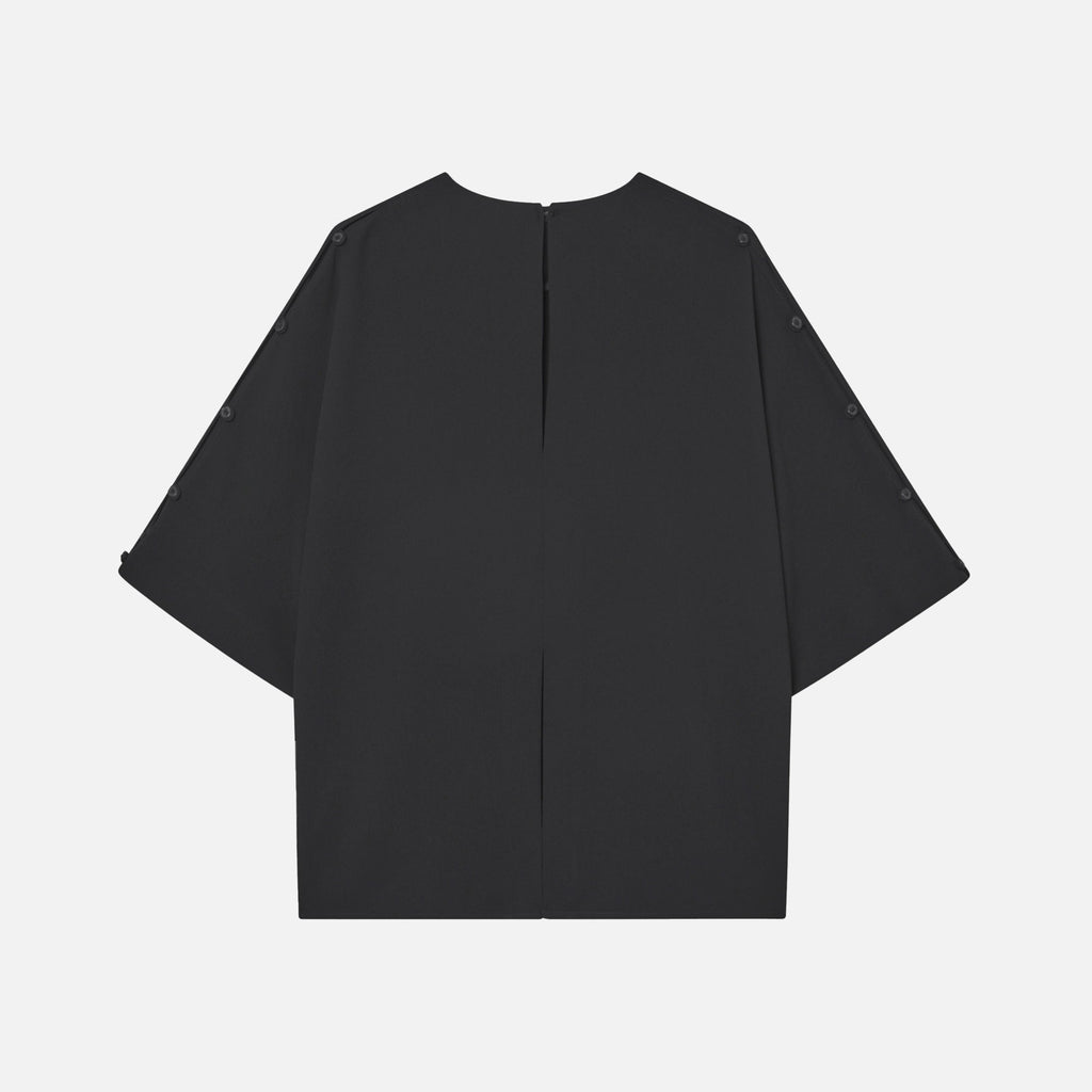 Bayla Crepe Georgette Blouse Black