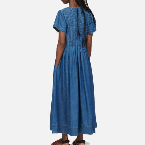 Belize Dress Denim Blue