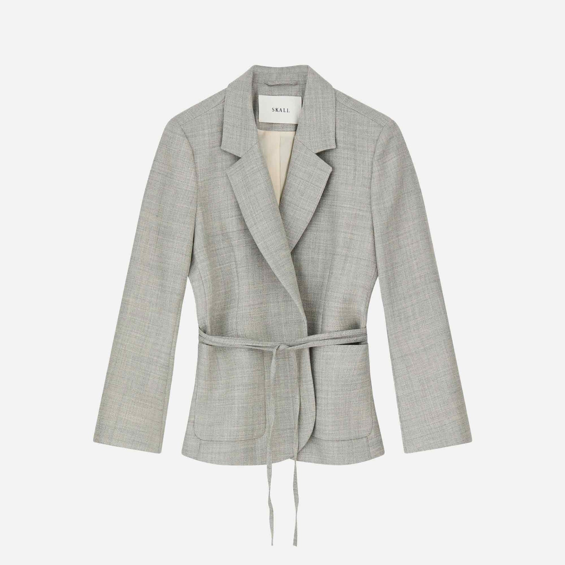 Bella Blazer Light Grey Melange