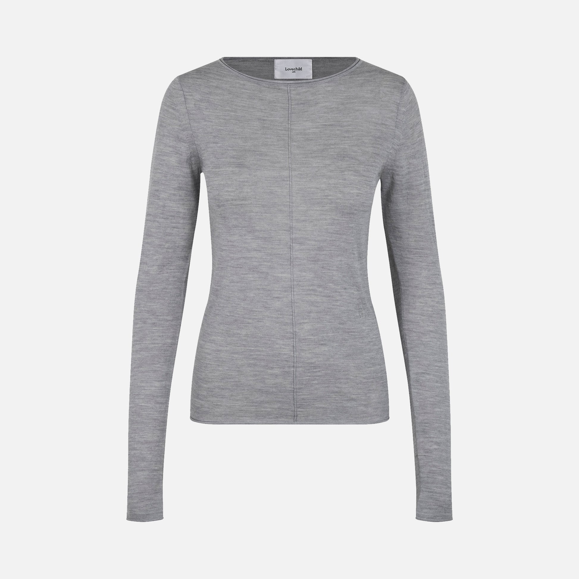 Bella Blouse Gray Melange