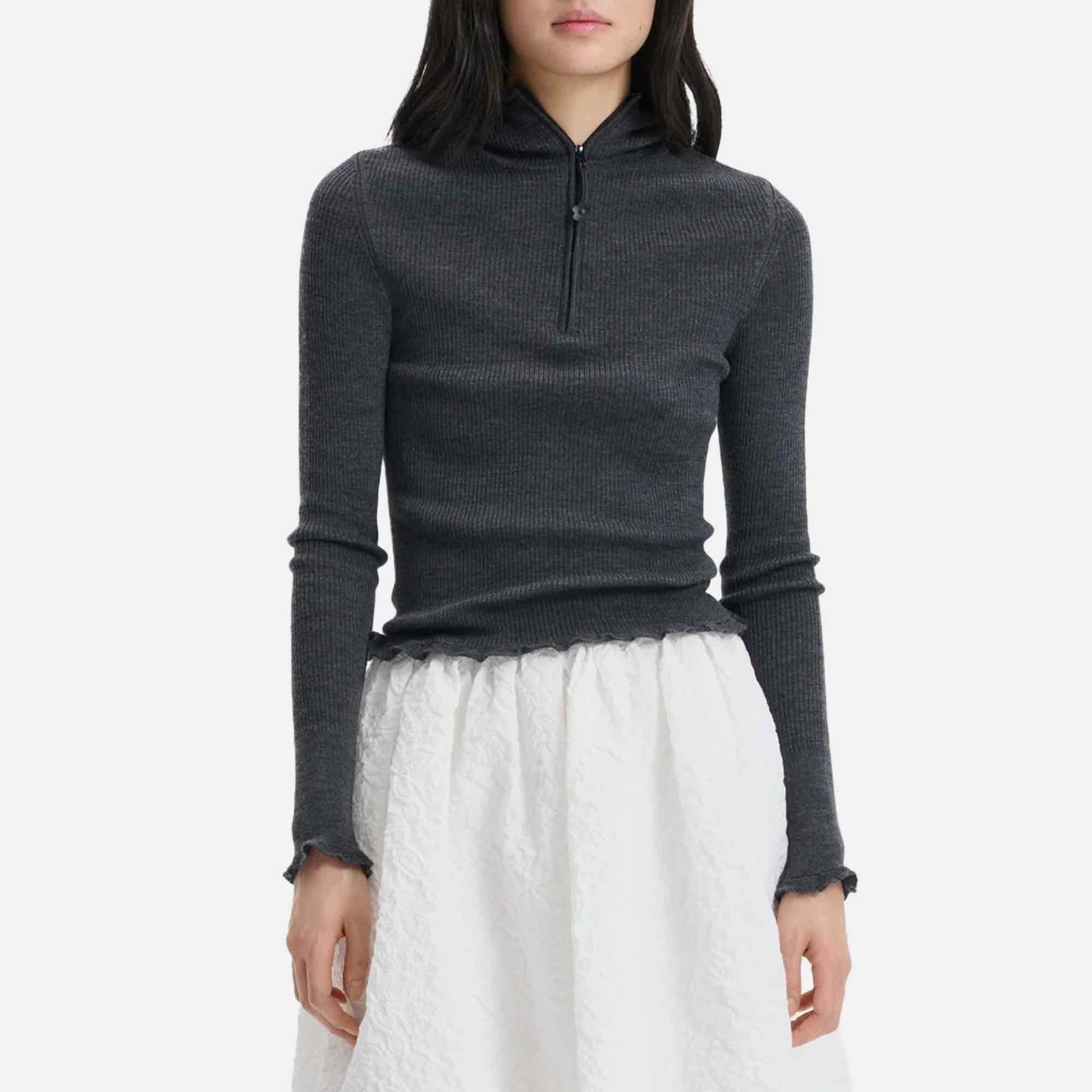 Belma Hoodie Grey Melange