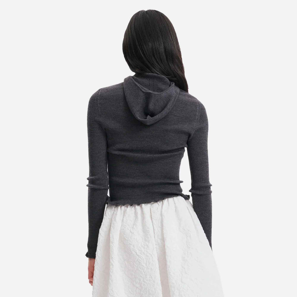 Belma Hoodie Grey Melange