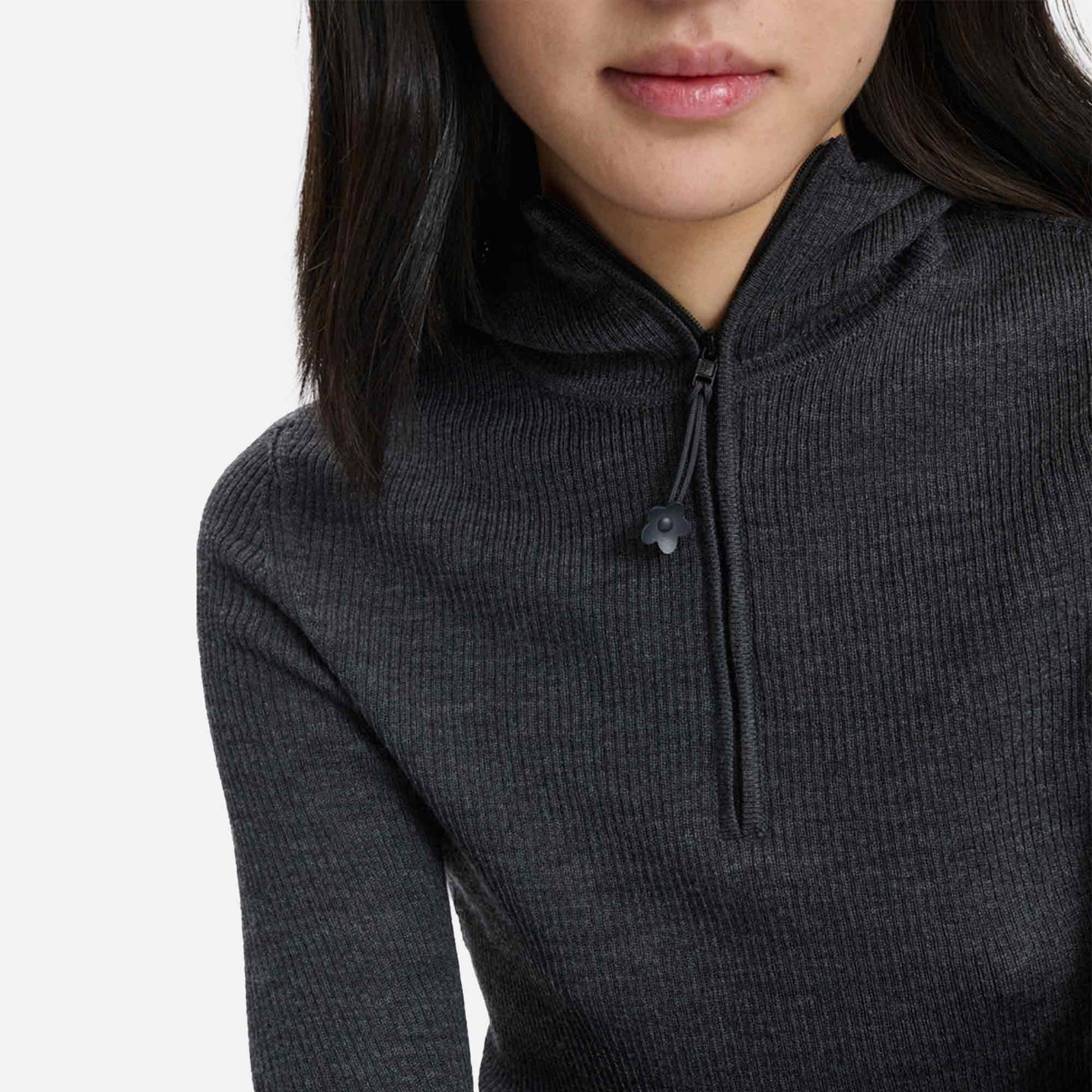 Belma Hoodie Grey Melange