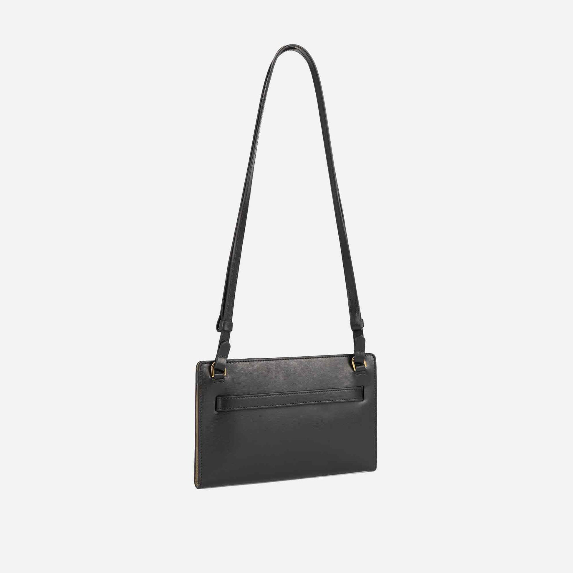 Belted Cross-Body Bag Black