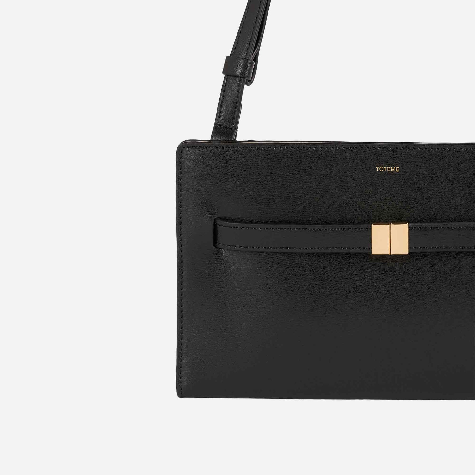 Belted Cross-Body Bag Black