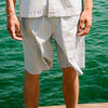 Bermuda Shorts Daisy Sky Stripe