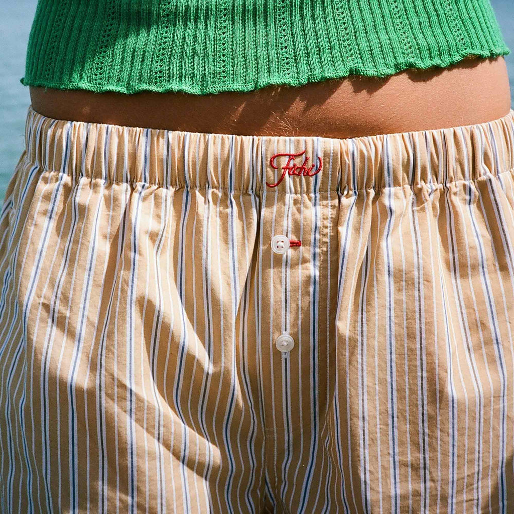 Bermuda Shorts Sunset Stripes