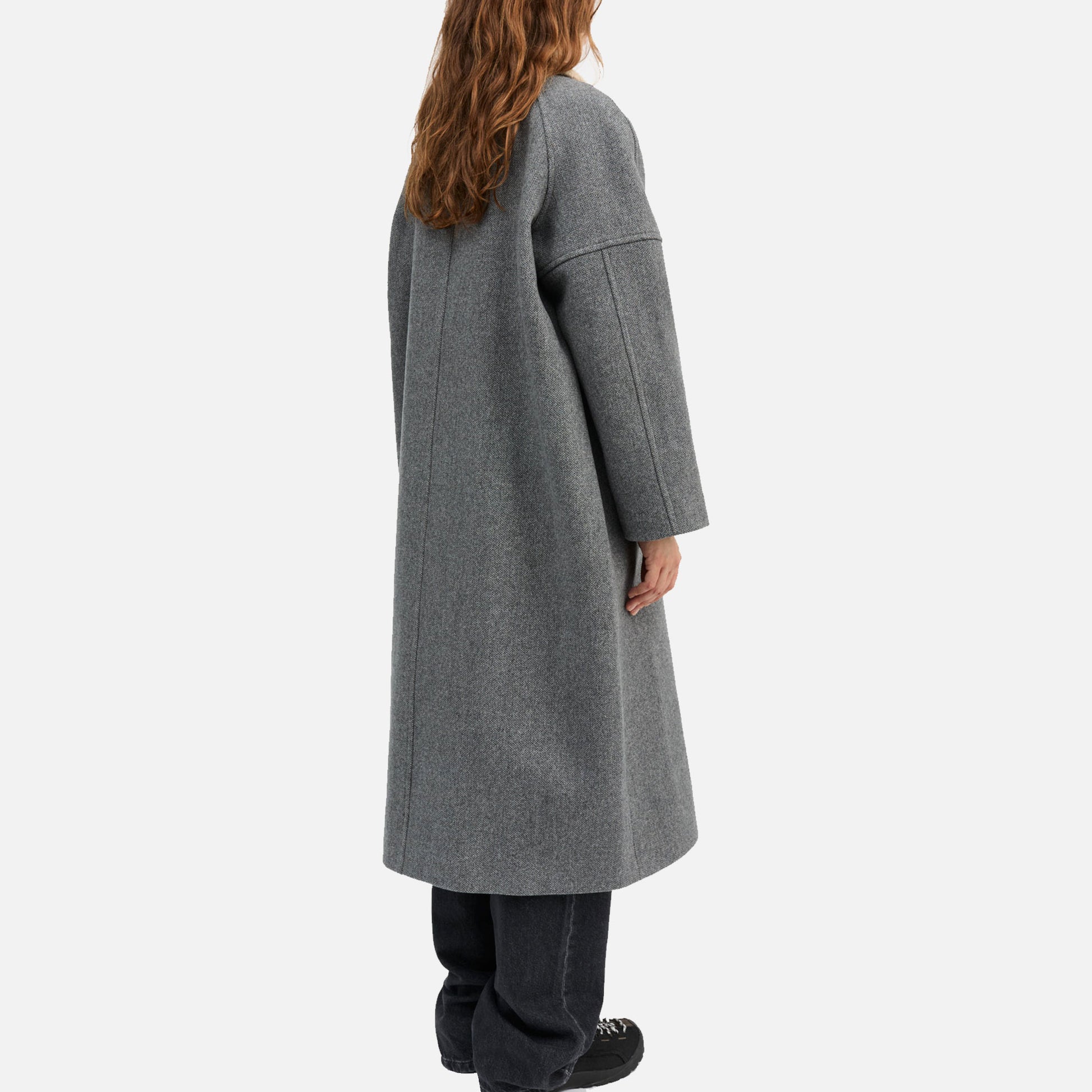 Bibi Duffle Coat Grey Structure