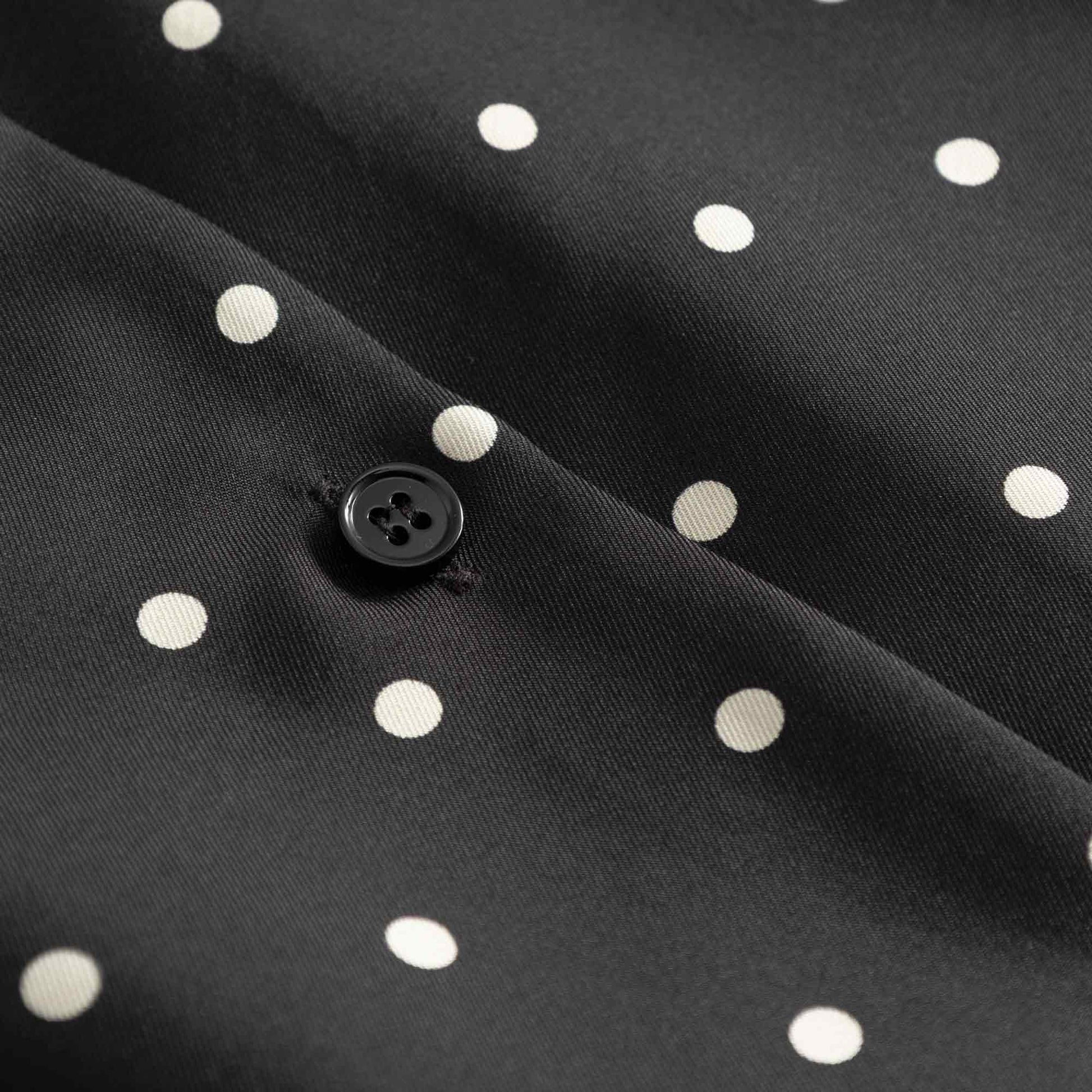 Birna Blouse Dot Print Black