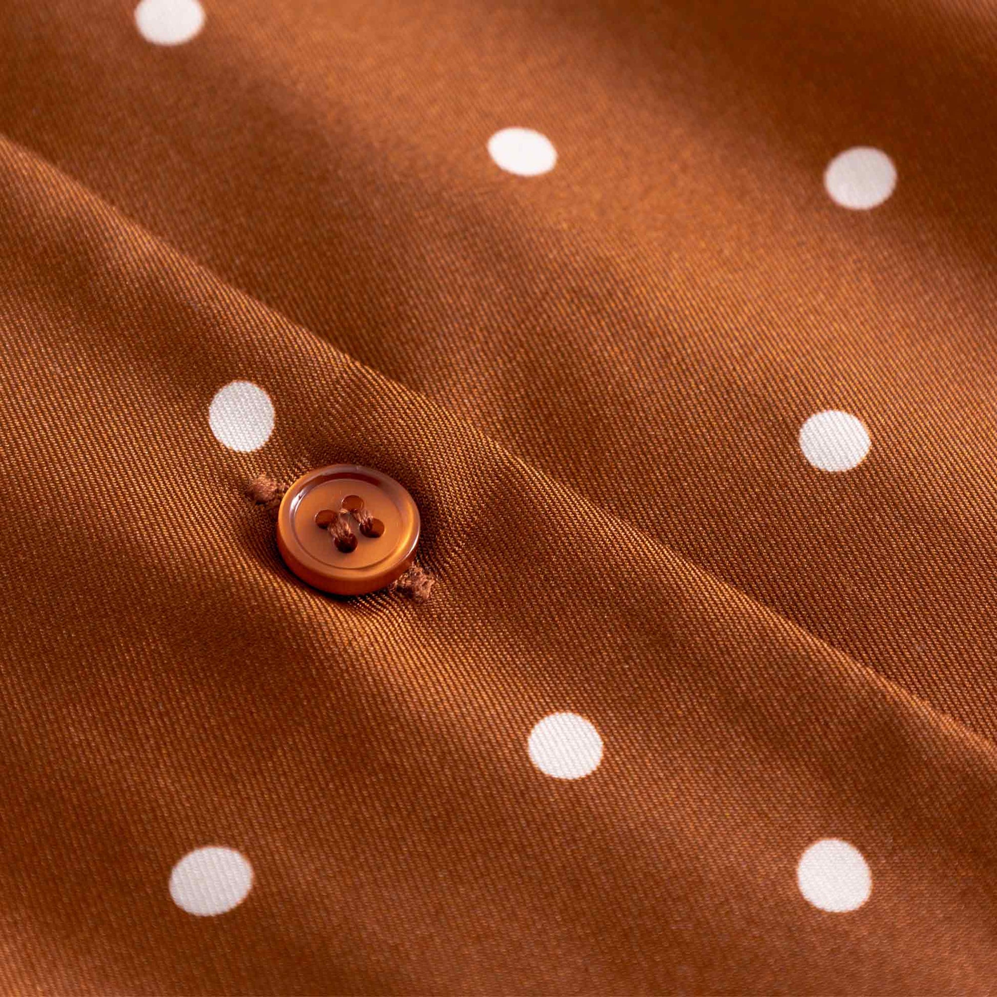 Birna Blouse Dot Print Caramel