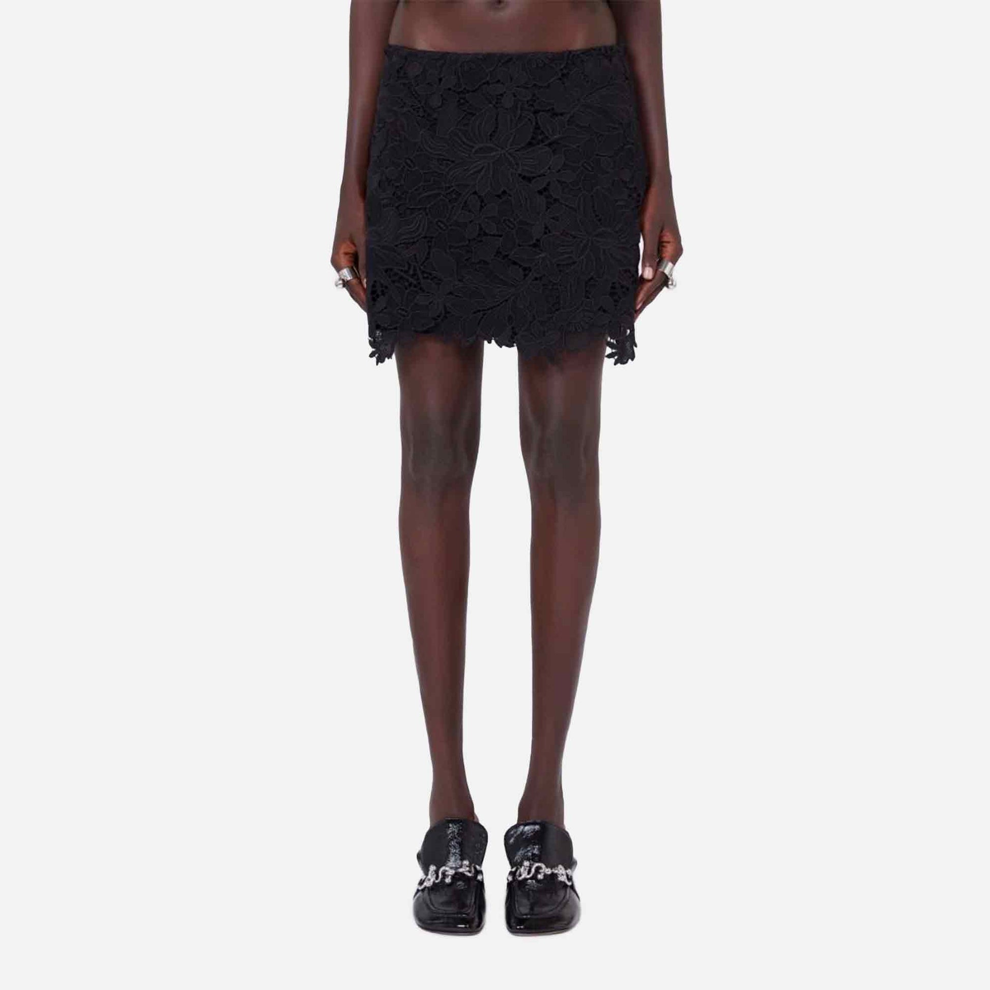 Bora Lace Skirt Black