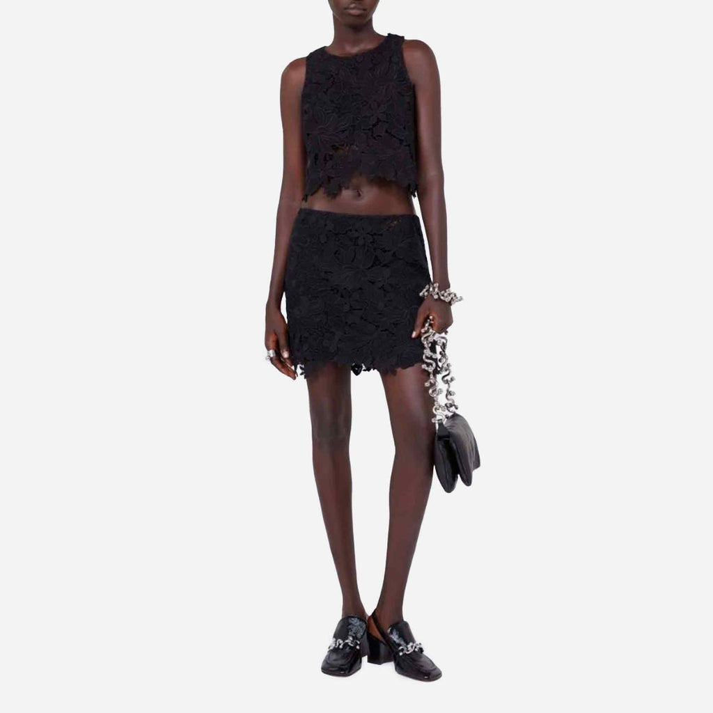 Bora Lace Skirt Black