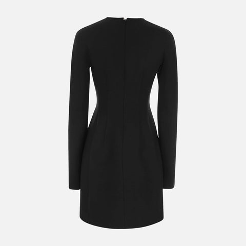 Bosh Wool Dress Black