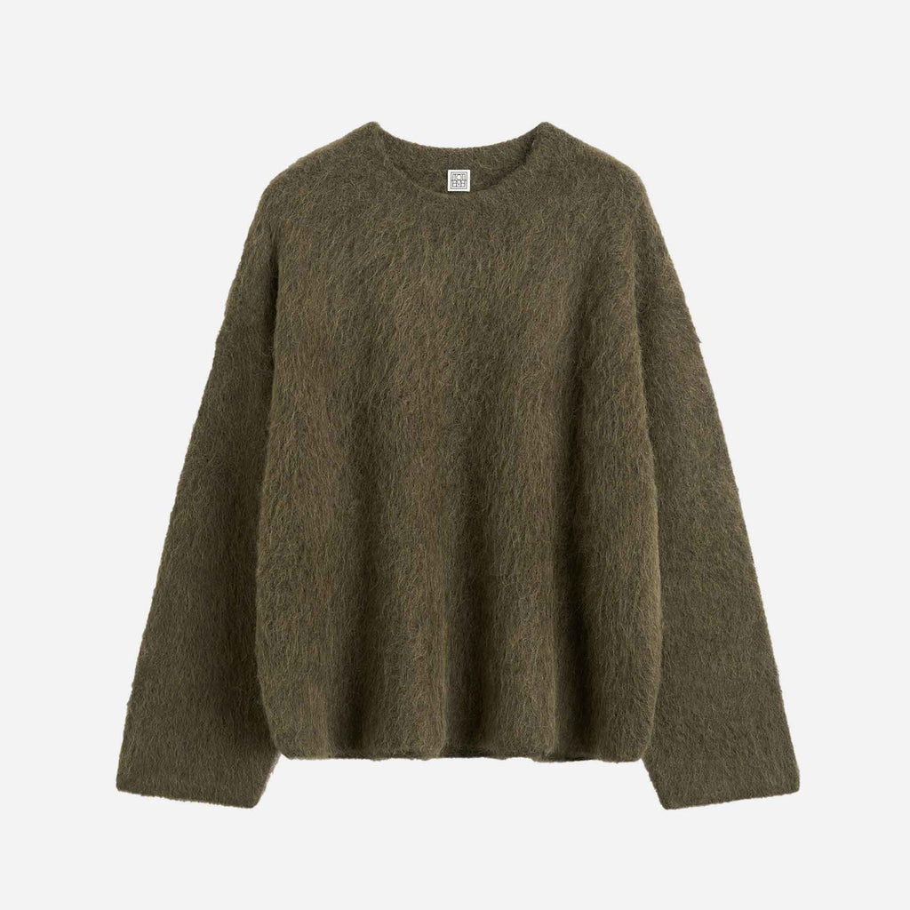 Boxy Alpaca Knit Pepper