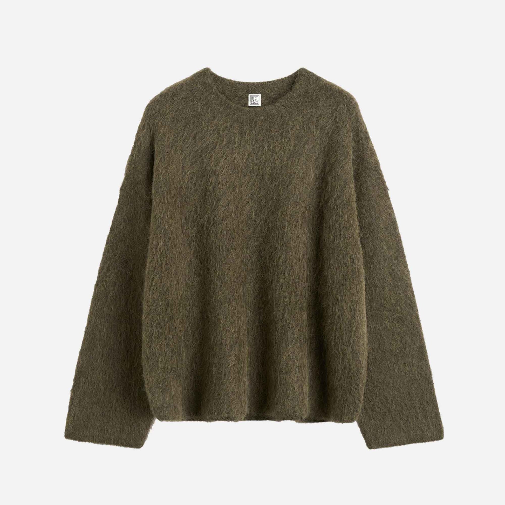 Boxy Alpaca Knit Pepper