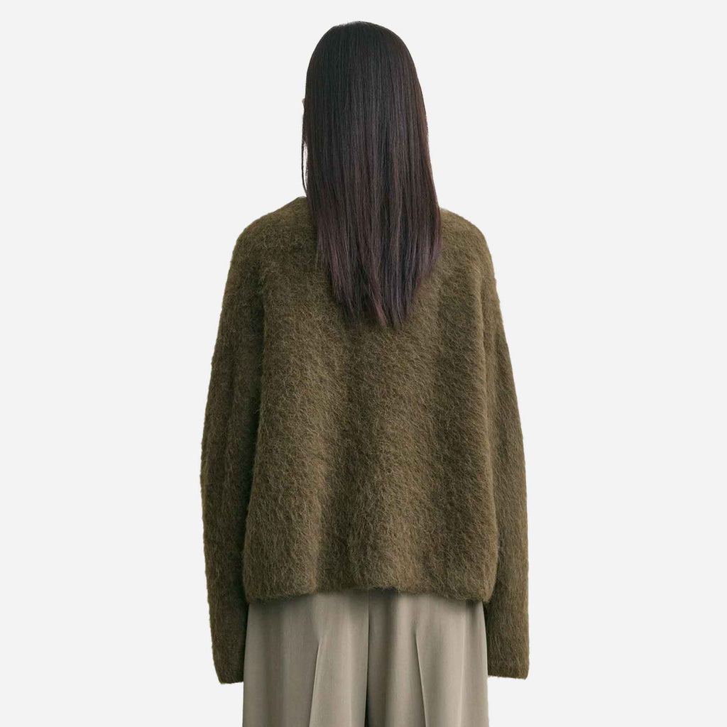 Boxy Alpaca Knit Pepper