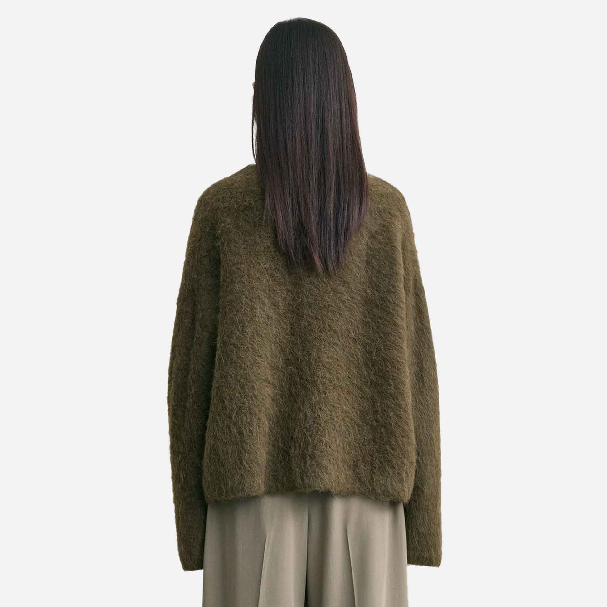 Boxy Alpaca Knit Pepper