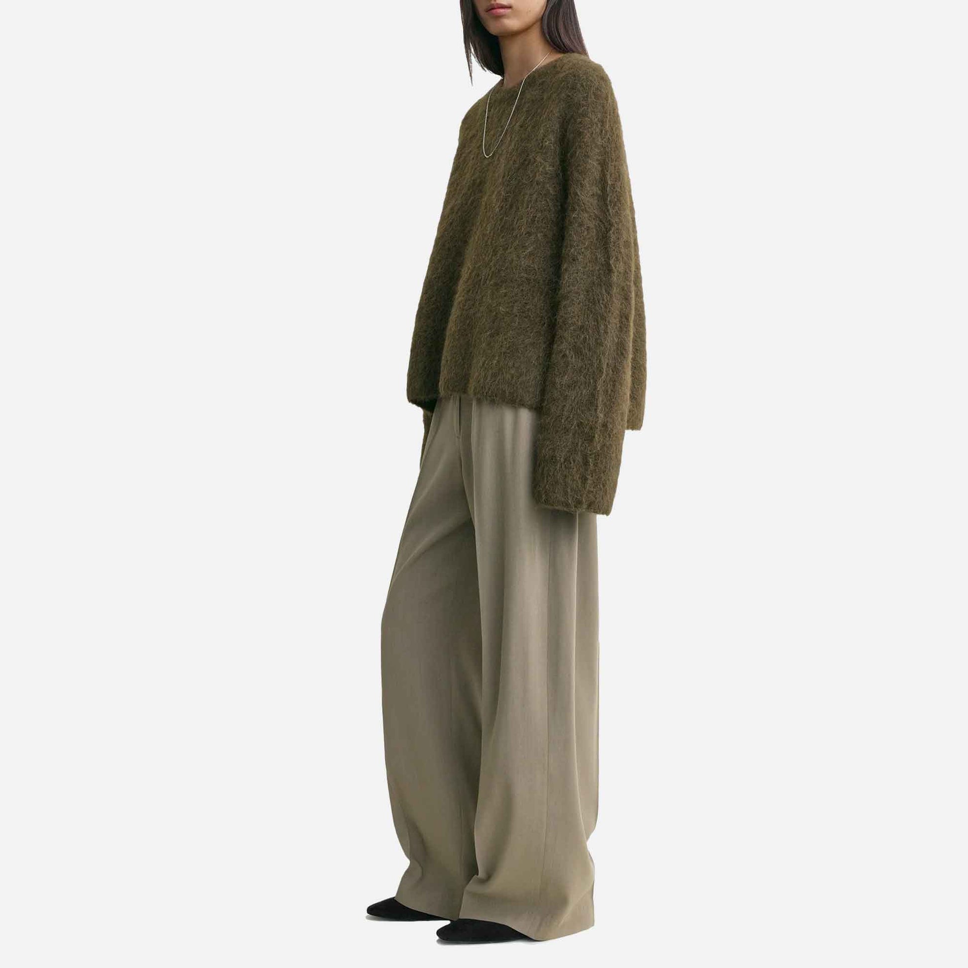 Boxy Alpaca Knit Pepper