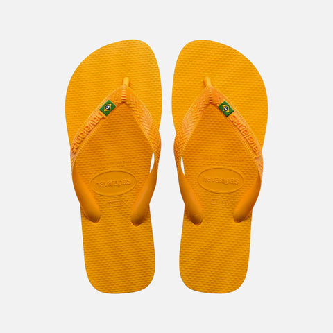 Brazil Logo Flip-Flops Pop Yellow