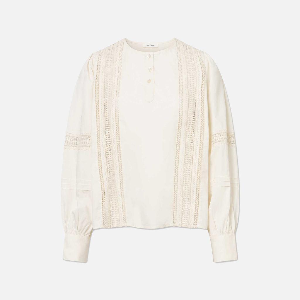 Budapest Blouse Egret