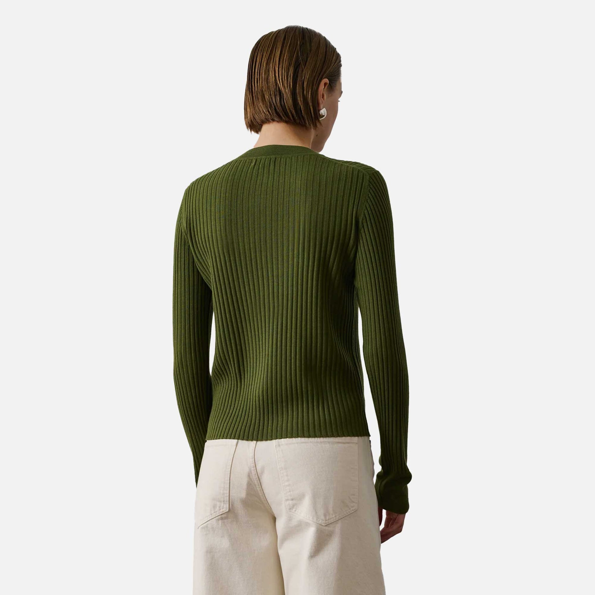 Buffalo Pullover Vert Olive