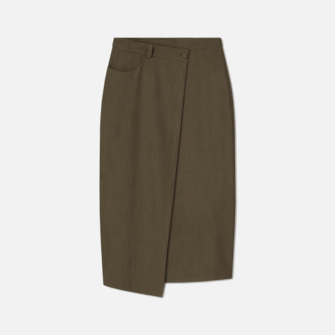 Camber Long Skirt Forest