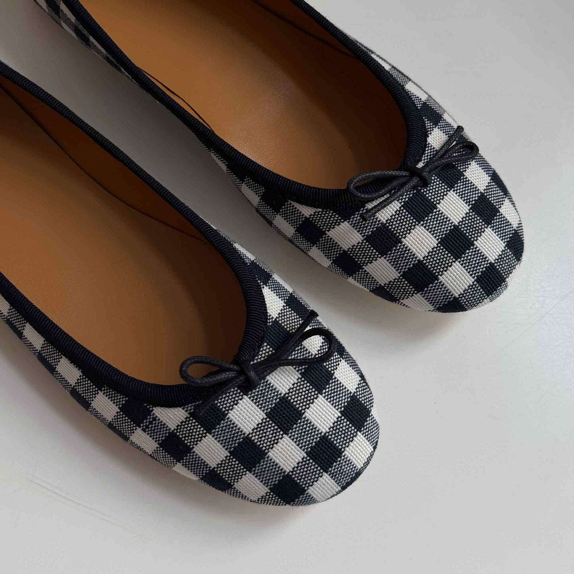 Capri Ballerina Check Navy