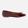 Capri Ballerina Vernice Bordeaux