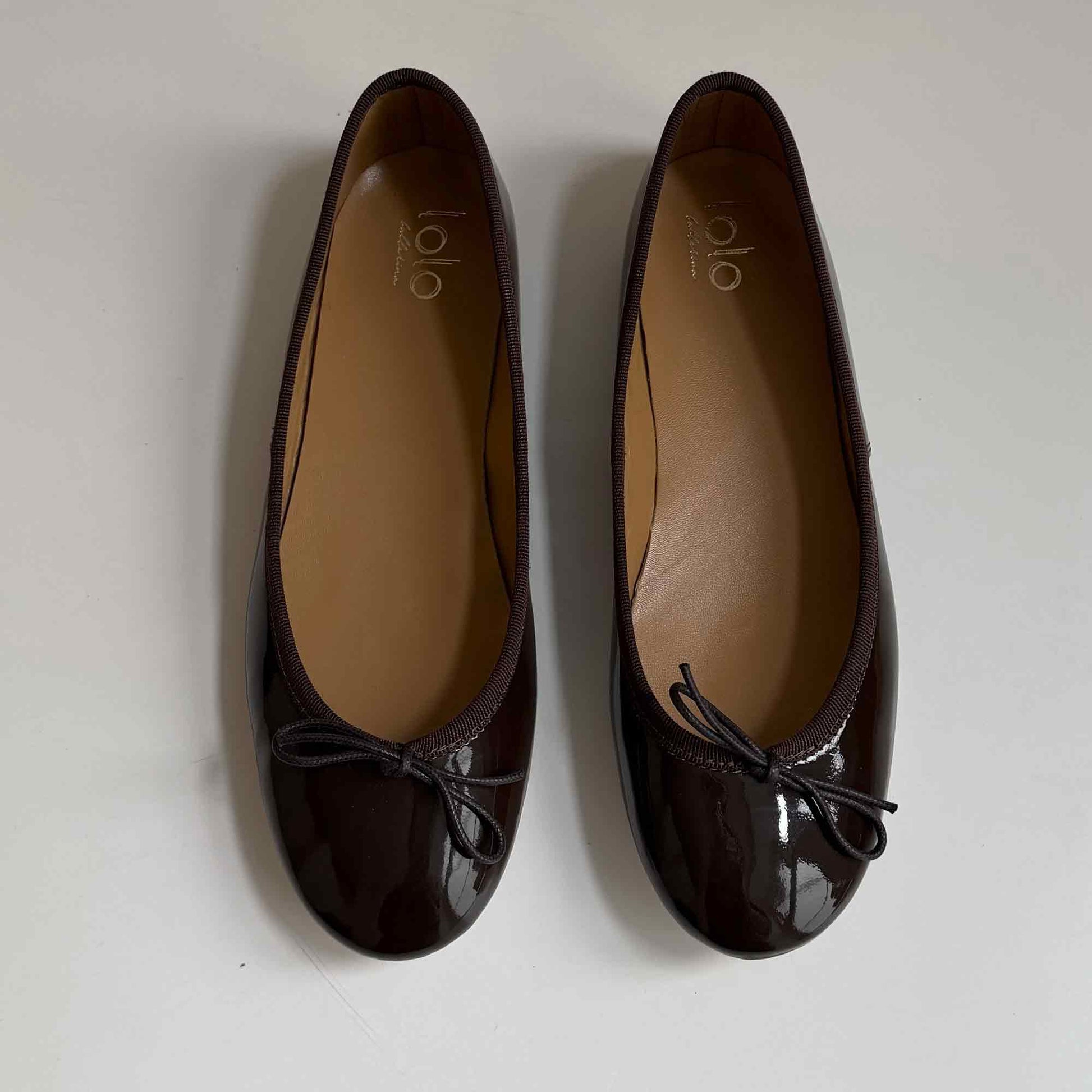 Capri Ballerina Vernice Bordeaux