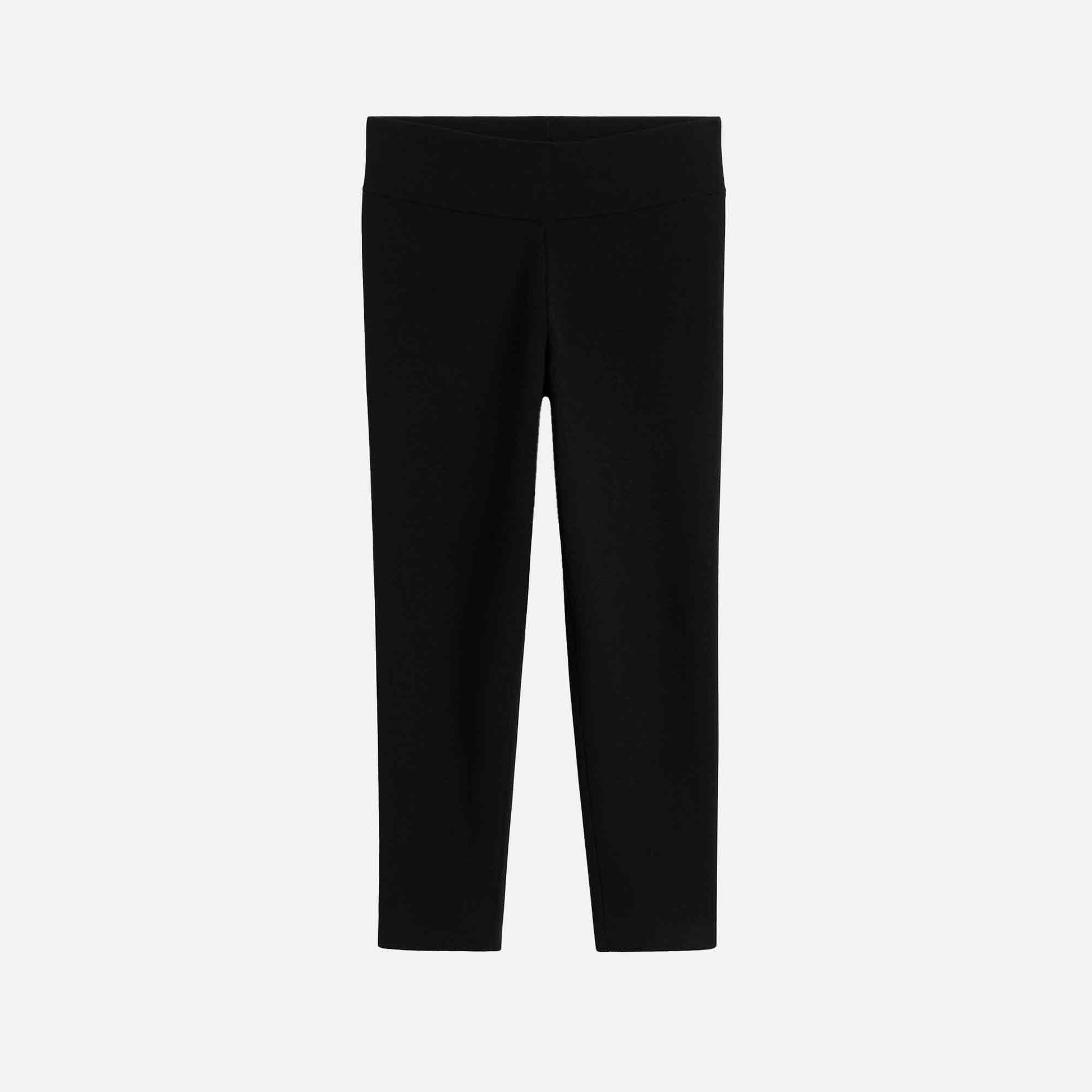 Capri Knit Leggings Black