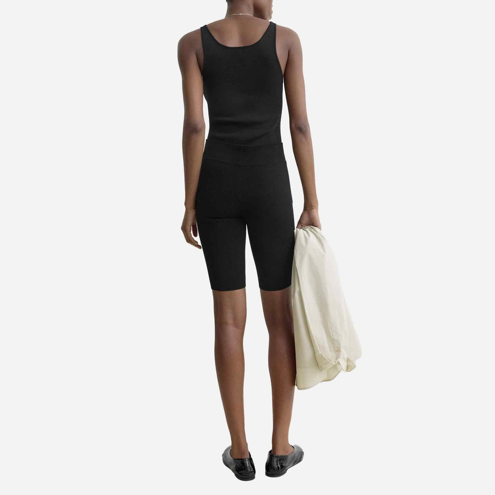 Capri Knit Shorts Black