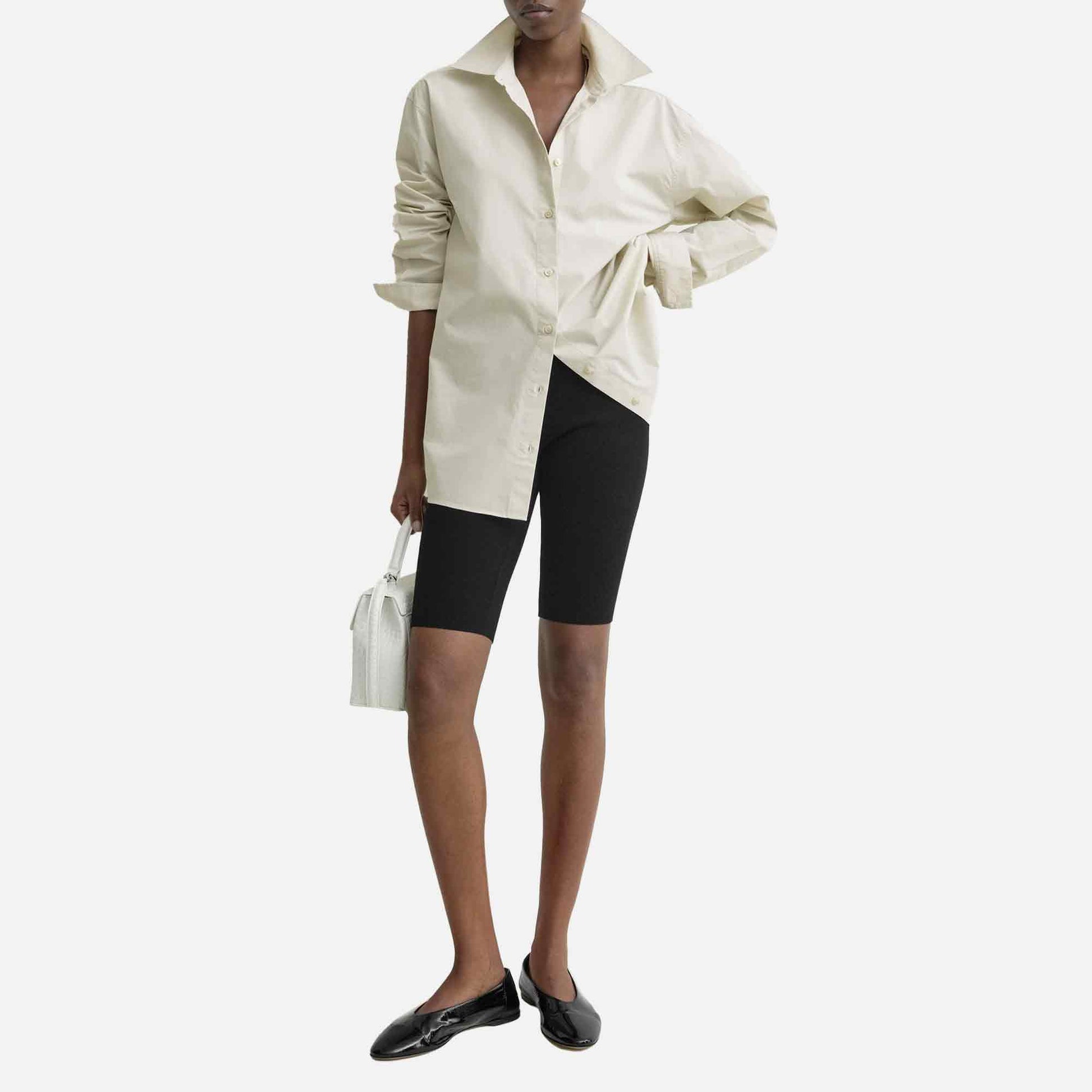 Capri Knit Shorts Black