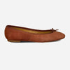 Capri Ballerina Suede Rust