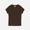 Car Baby Tee Dark Brown