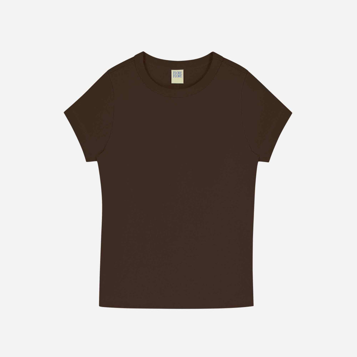Car Baby Tee Dark Brown
