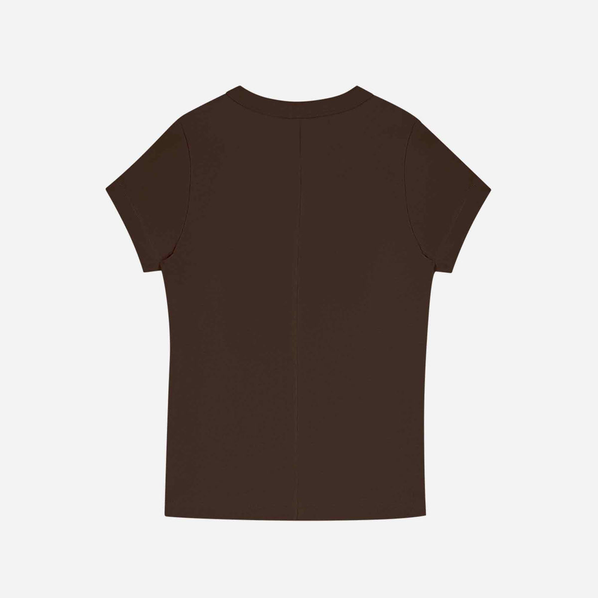 Car Baby Tee Dark Brown