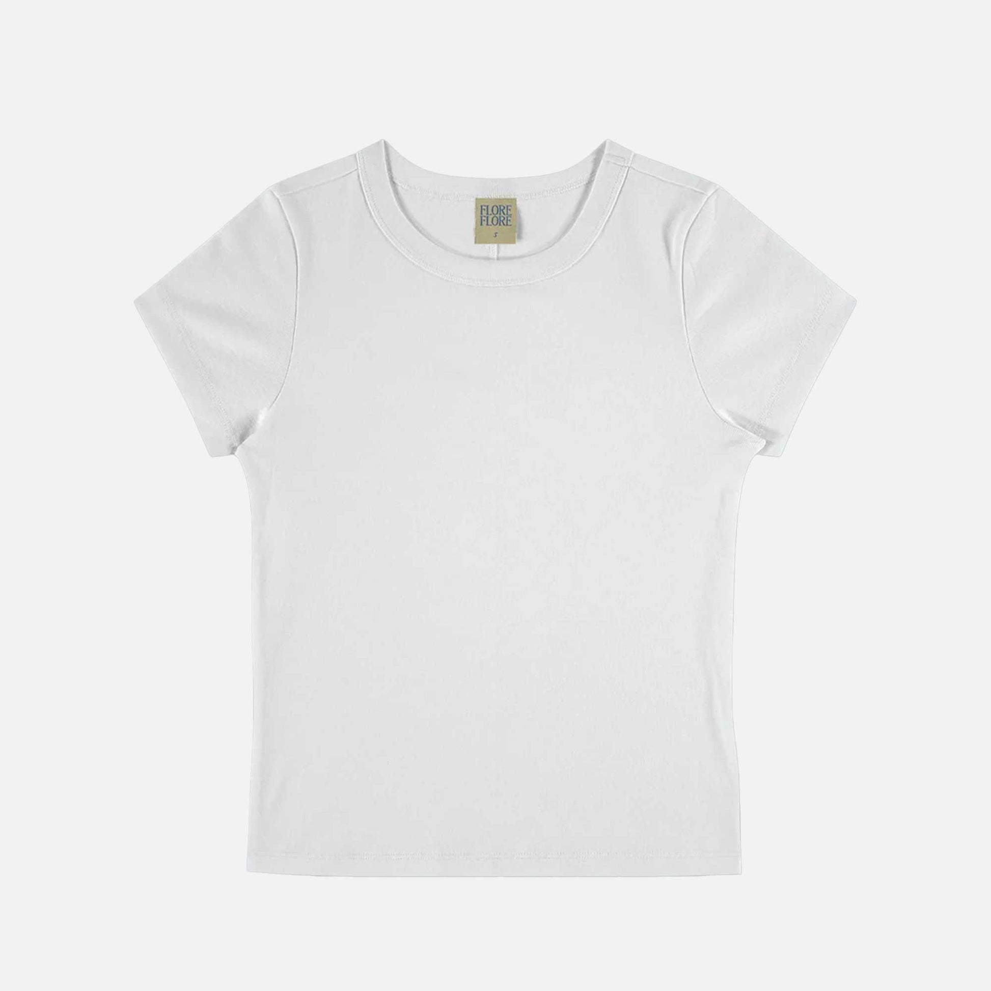 Car Baby Tee White