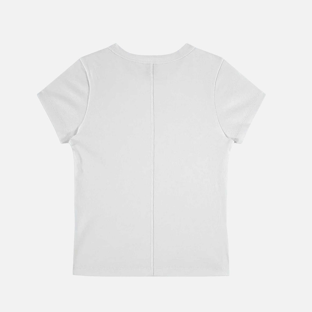 Car Baby Tee White